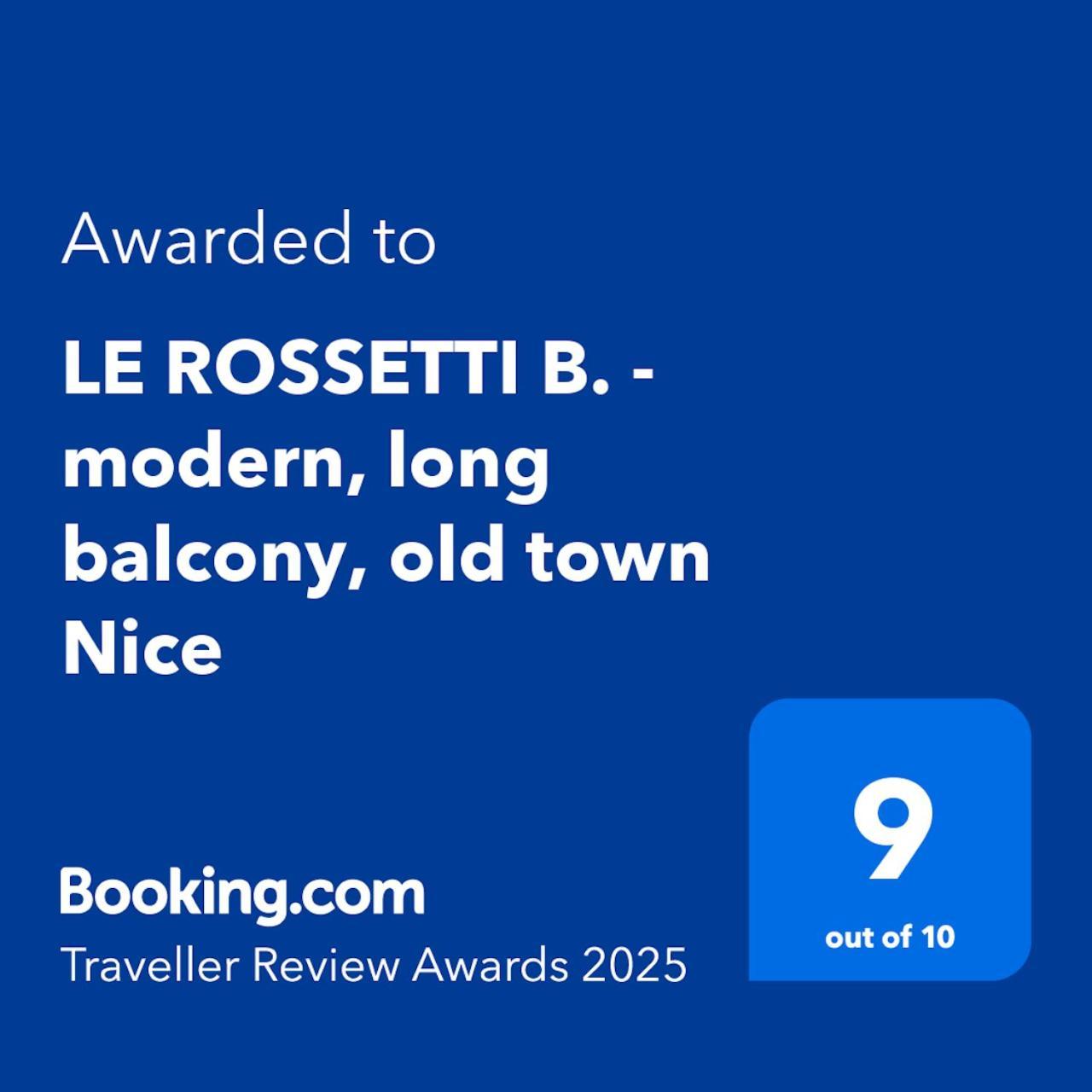 Le Rossetti B. - Modern, Long Balcony, Old Town Nice Exterior foto